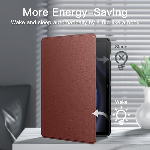 Miniatura 5 de JETech Funda para Samsung Galaxy Tab S9 FE de 10.9 pulgadas con soporte para S Pen y funda protectora para tablet, diseño de folio delgado, visión