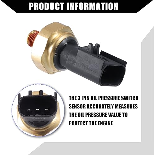 Miniatura 6 de 5149062AA / Sensor de presión de aceite delantero/motor para Chrysler Town & Country 2011-2016 / Interruptor de remitente del sensor de presión de
