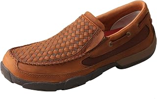 Men's Slip-On Driving Moc, Oiled Saddle/Brown, 14 W