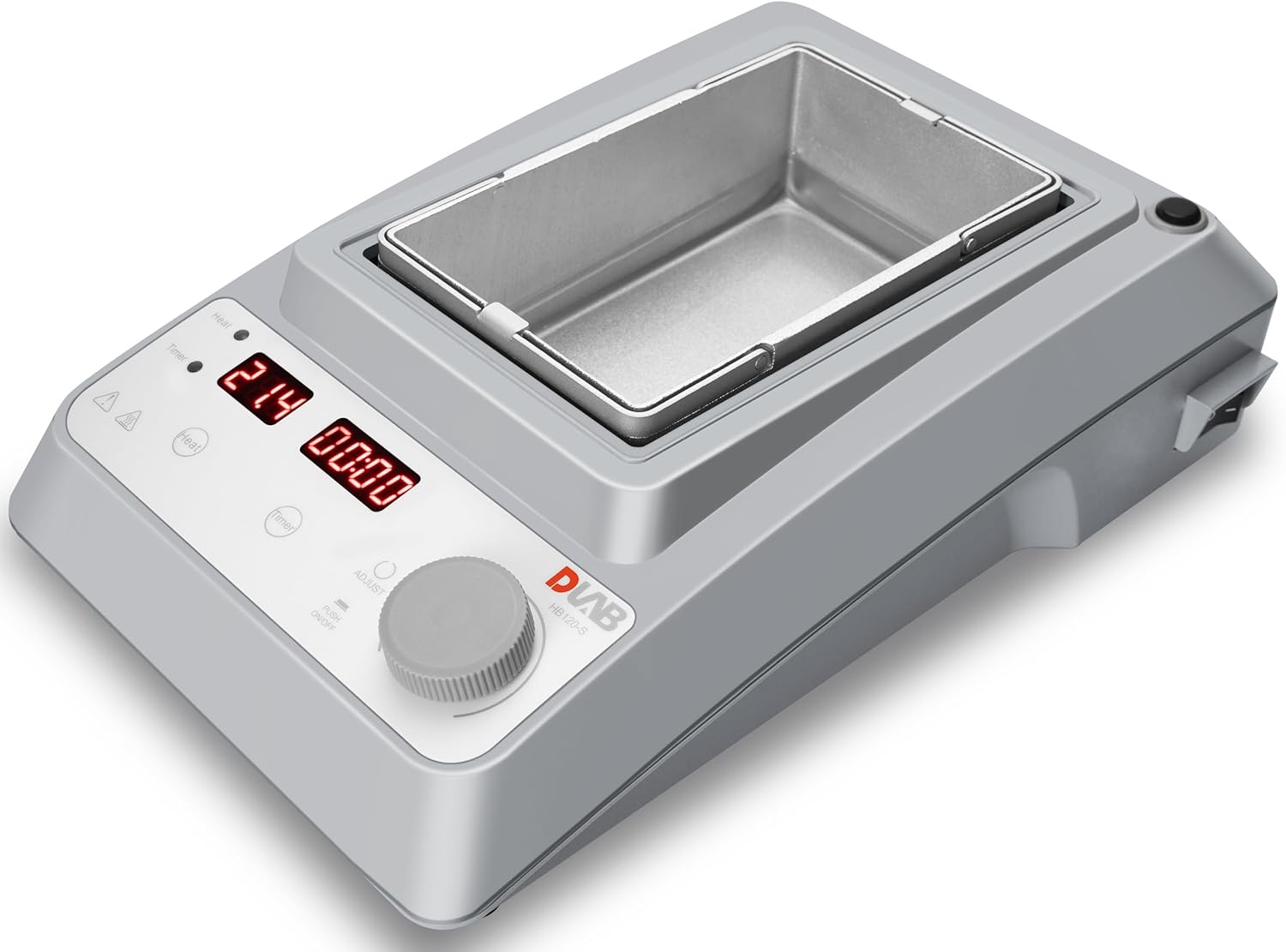 DLAB HB120-SC LED Digital Dry Bath | Accurate Temperature Range 25-120°C with ±0.5°C Control | Overheating Protection & Heat Preservation Lid