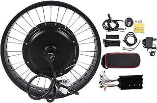 Electric Bike Conversion Kit, 72V 5000W 20 Rear Wheel E Bike Hub Motor Kit with Controller, LCD Display & Thumb Throttle, ...
