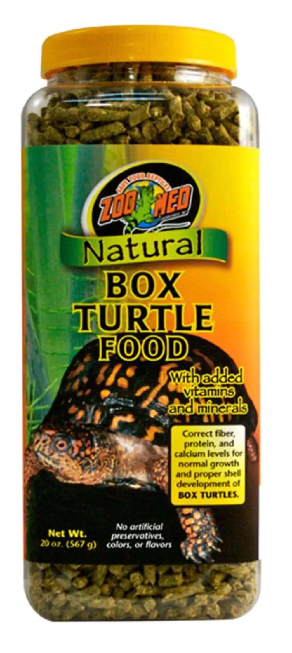 Zoo Med Natural Box Turtle Food, 20-Ounce