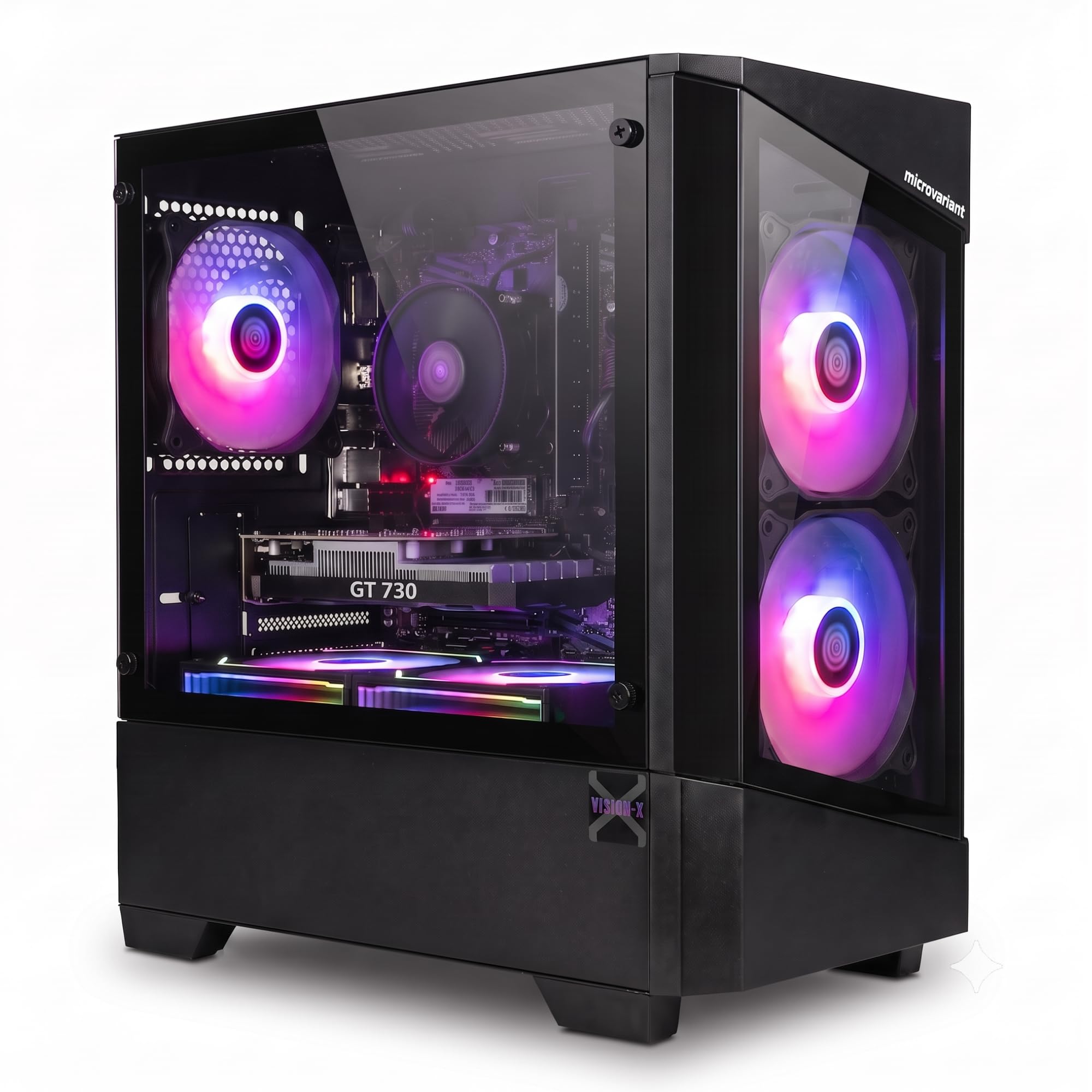 i7 9700【管375】WiFi5／16GB／SSD256GB／HDD500G MICROVARIANT Vision-X Gaming PC | Core I7 9th Gen Processor | GT