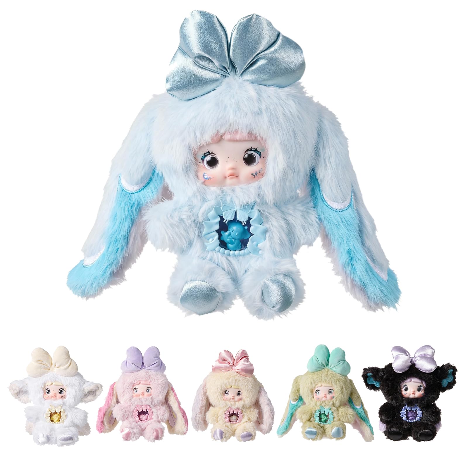 Yunni  ぬいぐるみ with you 600% 水色　ゾウ　象ベイビースリー　 LuckyDeerNay nommi Amazon.com: BEEMAI Nommi Loveliness Never Ends Series Plush Blind