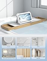 Vista 5 de Lamicall Soporte impermeable para teléfono de ducha, giratorio de 480°, retráctil, ajustable, soporte para iPhone para baño, soporte de pared