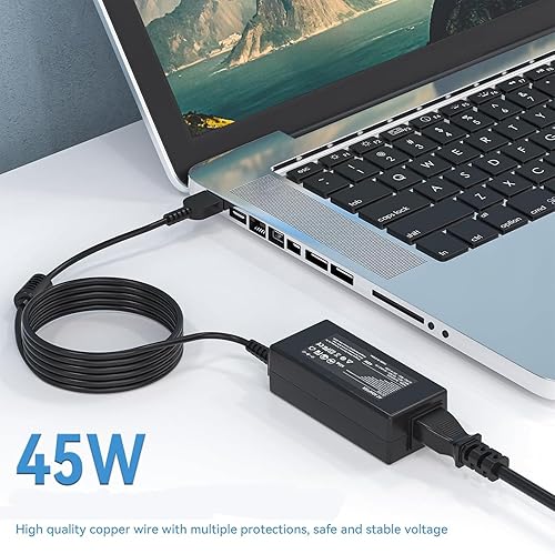 Miniatura 2 de Cable de alimentación de adaptador de CA de 2.25 A 20 V para Lenovo ADLX45NCC2A ADLX45NLC2A ADLX45NCC3A ADLX45NLC3A 45N0289 45N0290 45N0294 0B47030