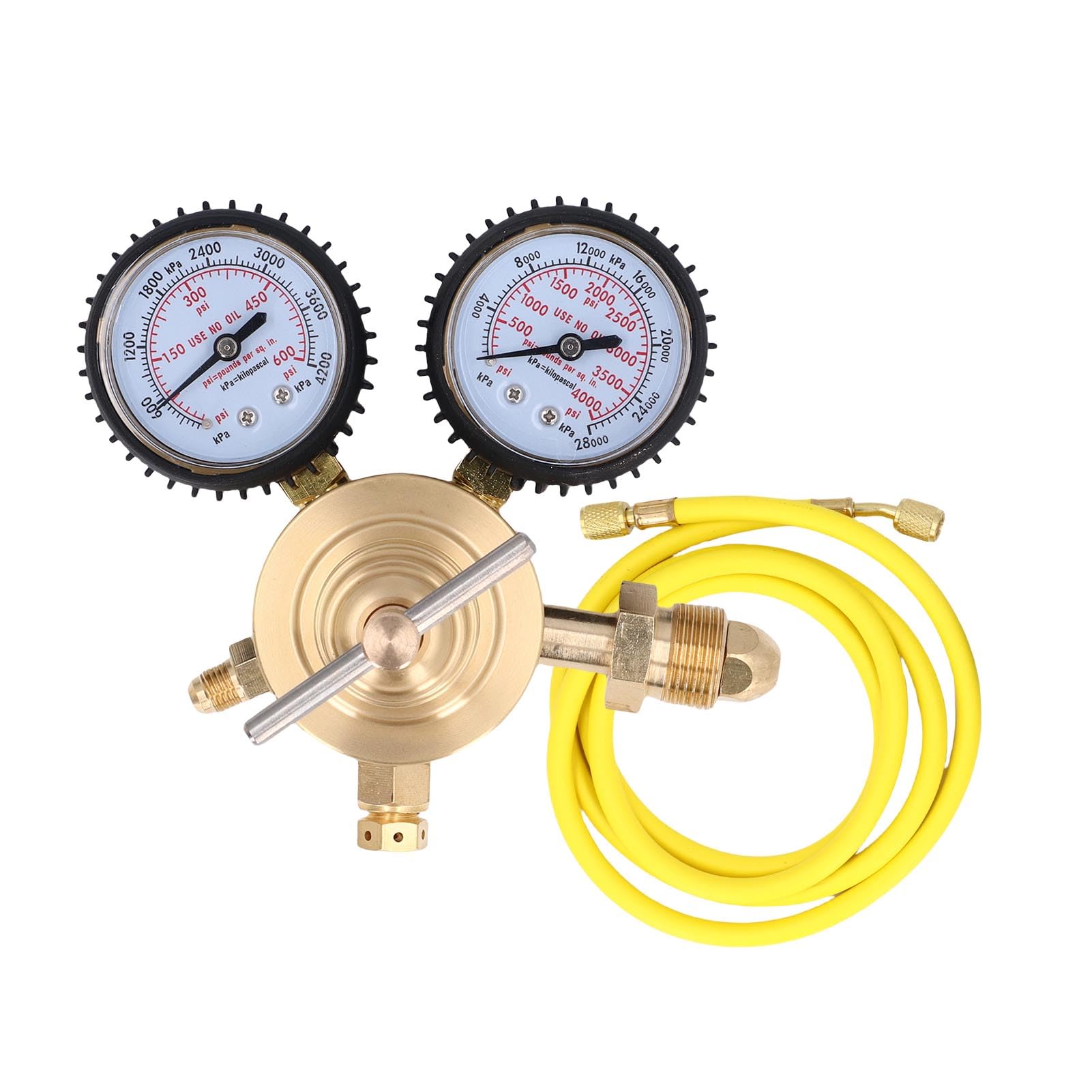 Regolatore di Azoto con Tubo da 60 Pollici Ingresso 0-600 PSI CGA580