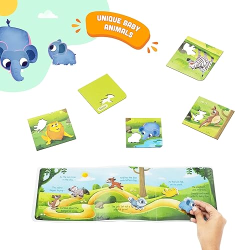 Miniatura 4 de Rompecabezas y hojas de actividades para niños pequeños  Mommy and Me On A Jungle Journey - LoveDabble  Rompecabezas de cartón y juguetes para niños