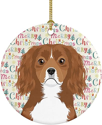 Miniatura 24 de Caroline's Treasures Adorno navideño de husky siberiano en blanco y negro #2 de cerámica para árbol de Navidad, decoración colgante para el hogar,