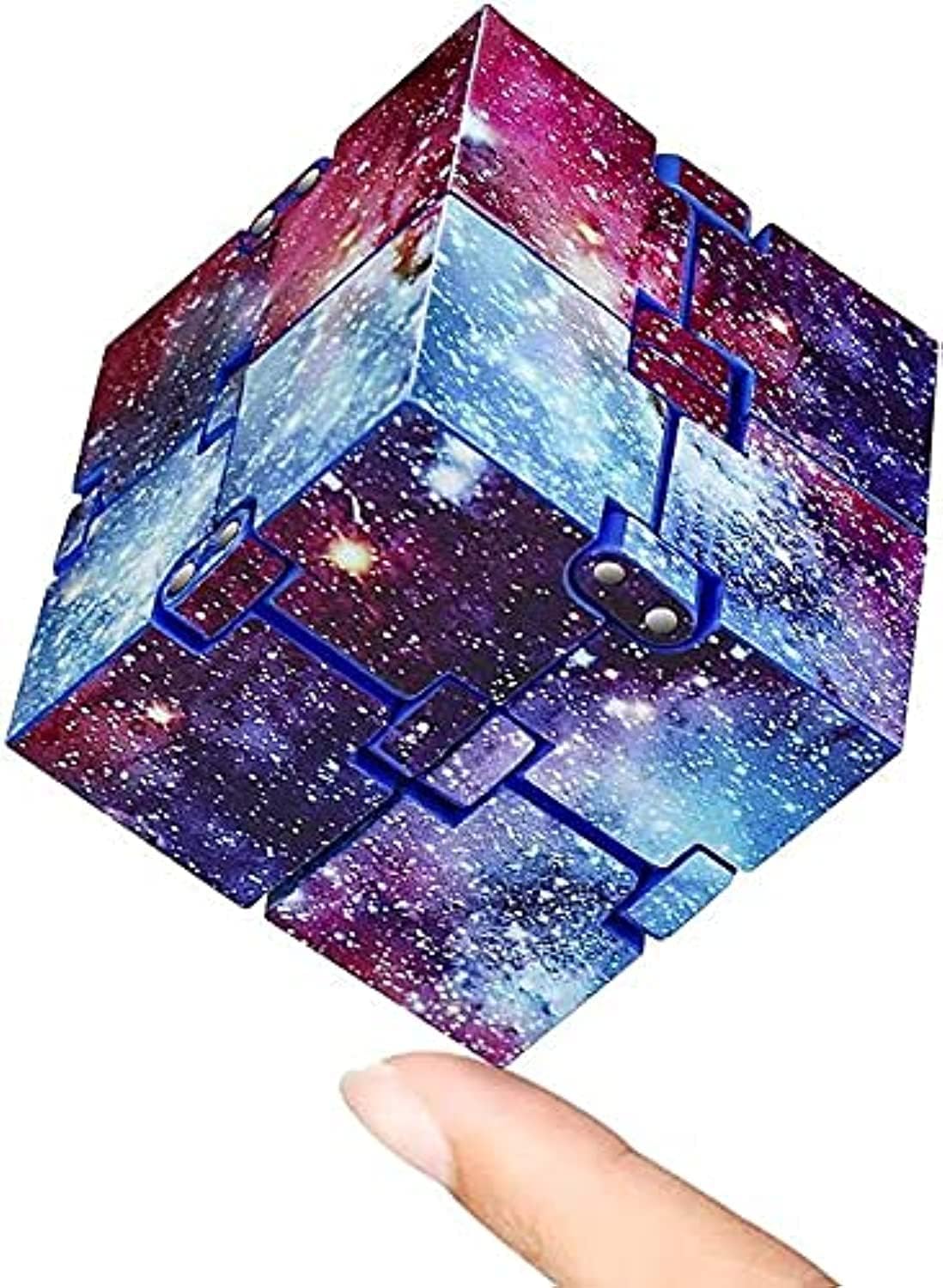 GenericCube For Stress Relief Fidget Anti Anxiety Fancy Toy Decompression Starry Cube, Multicolour, Bw0001