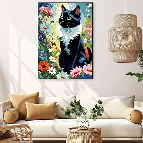 Miniatura 10 de KICHANG 4 piezas de arte de diamantes de pintura de diamantes de árbol, kits de pintura de diamantes 5D para adultos, kits de pintura de diamantes