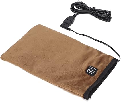 Heated Beauty Hand Mittens, 3 Settings Long Battery Life Electric Warming Mitts for SPA Hand CareBrown