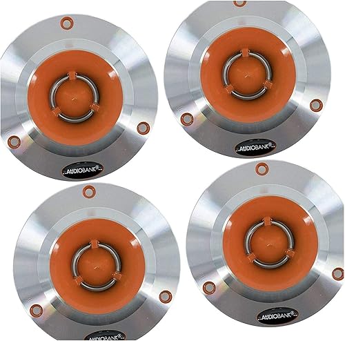 4X Audiobank TW220 3.75 pulgadas, 600 vatios, audio para automóvil, alta resistencia, compresión, titanio, súper bocina, tweeter total, 1200 vatios,