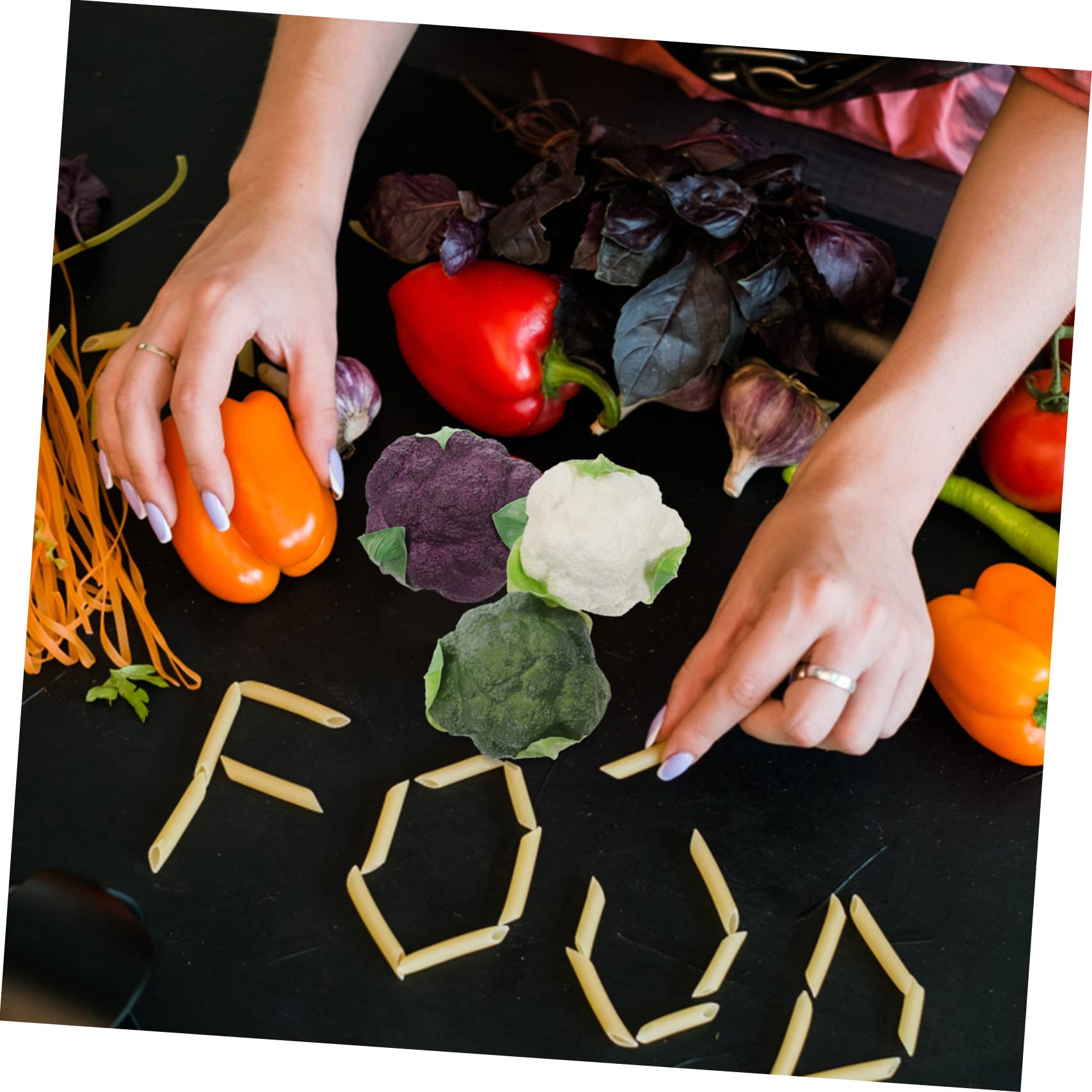 ABOOFAN High Detail Fake Broccoli Lifelike Vegetable Ornament for Restaurant Display