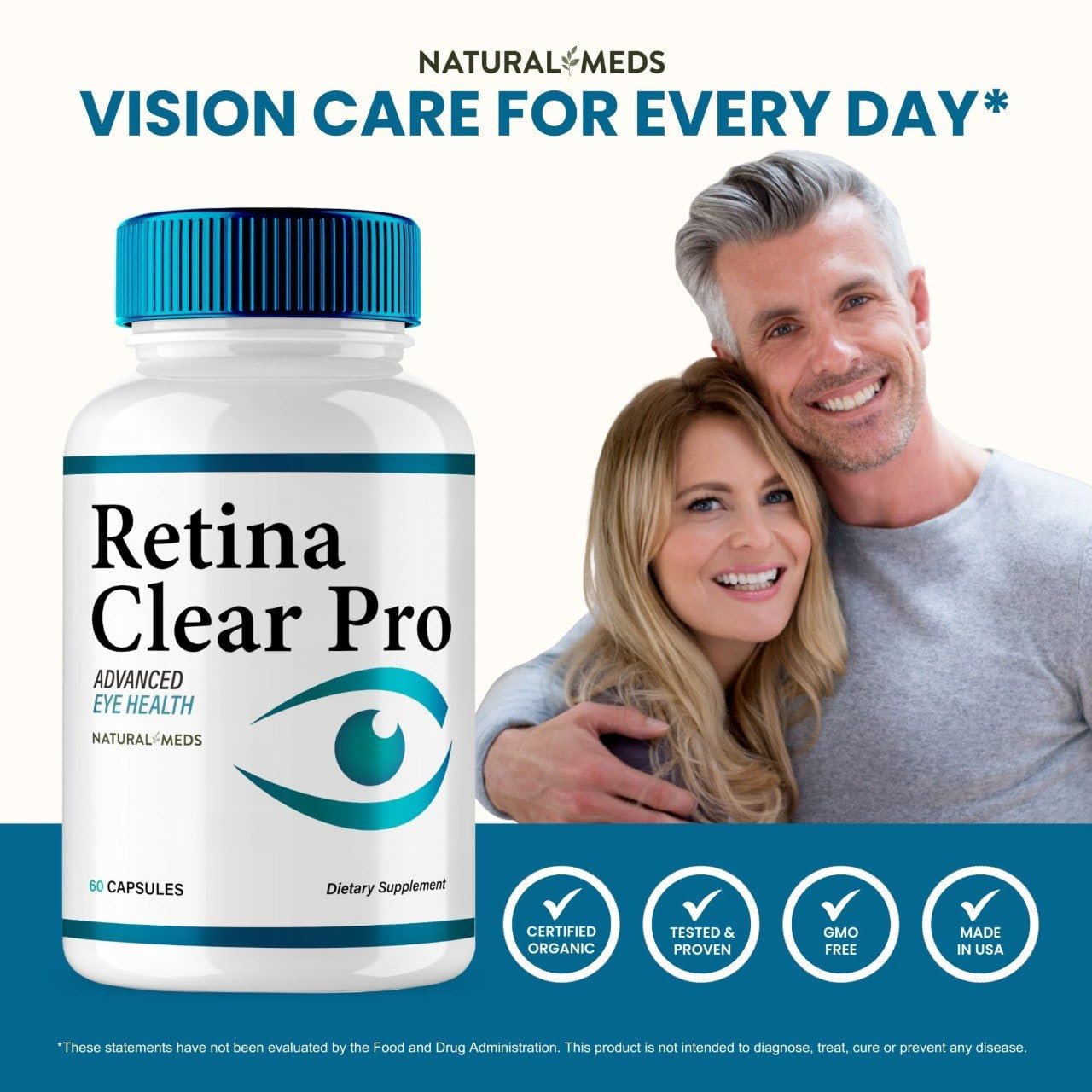 Retina Clear Eye Supplement - Retina Clear for Eyes Capsules - Maximum Strength, Advanced Formula All Natural Visual Wellness, RetinaClear Pro Reviews (5 Pack) — Amazon image 3