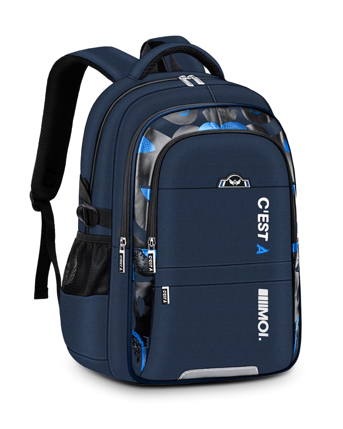 Amythe Mochilas Escolares Adolescente Niño,Mochila para portátil de 15.6",Mochila Colegio Chico Grande Impermeable para Primaria,Secundaria y Bachillerato 9 10-16 Años,Azul