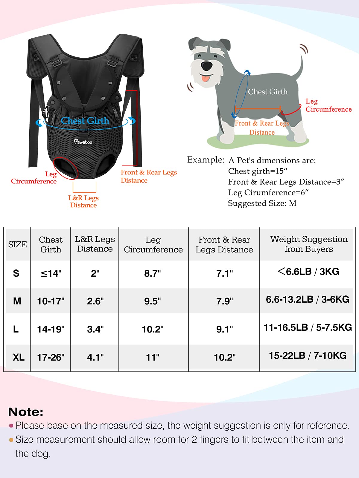 pawaboo pet carrier backpack adjustable pet front cat dog carrier backpack travel bolsa