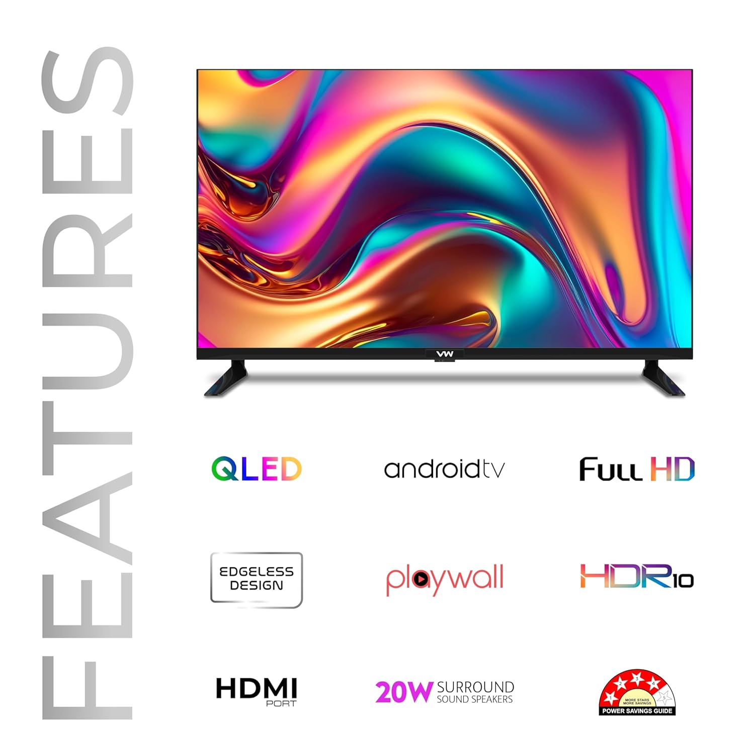 New Year Sale Vw 109 Cm (43 Inches) Optimax Series Full Hd Smart Qled Andr... 1 New Year Sale Vw 109 Cm (43 Inches) Optimax Series Full Hd Smart Qled Andr...