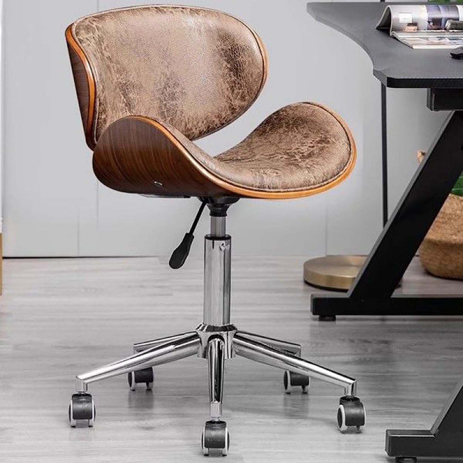 Sedia da ufficio ergonomica girevole con altezza regolabile e ruote a 360 gradi per ambienti di lavoro domestici e professionali