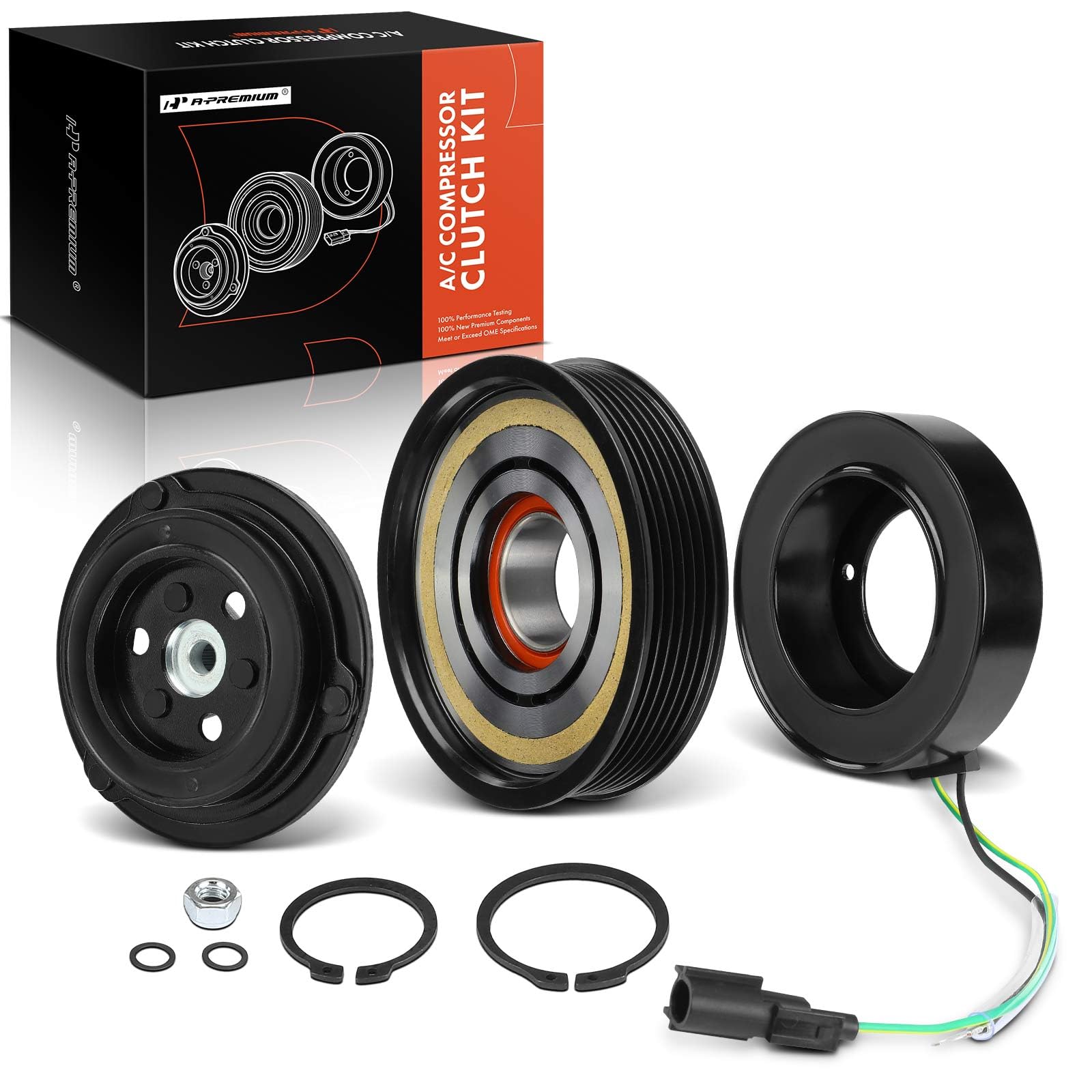 Car Ac Repair A-Premium AC Compressor Clutch Kit For Volvo XC60 S60 ...