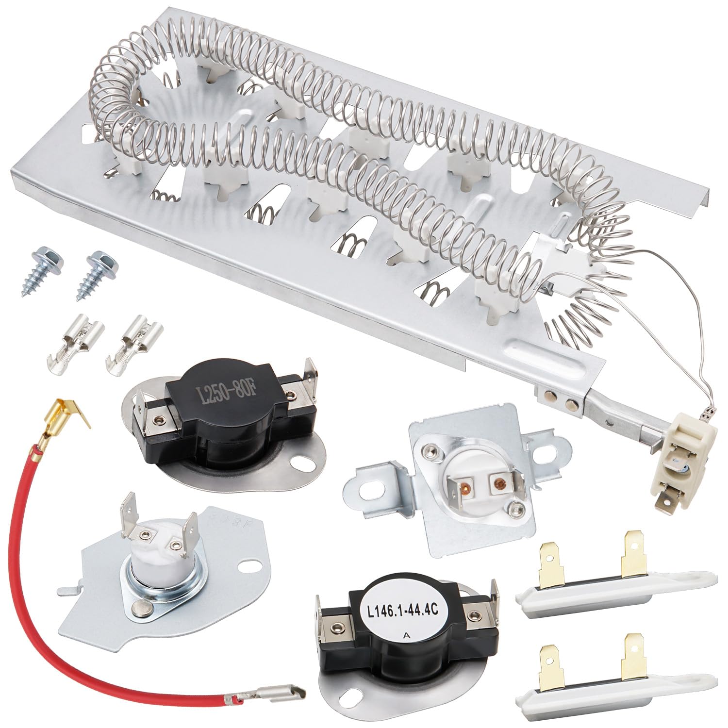 Kit d'élément chauffant pour sèche-linge Whirlpool WED5605MW0 WED5600XW1