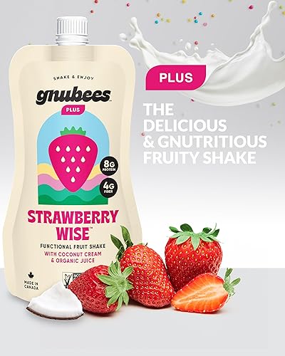 Miniatura 6 de Bolsa de batidos de proteínas, batidos de frutas, aperitivos proteicos para adultos, bebida proteica sin lactosa, listo para beber, paquete de 12