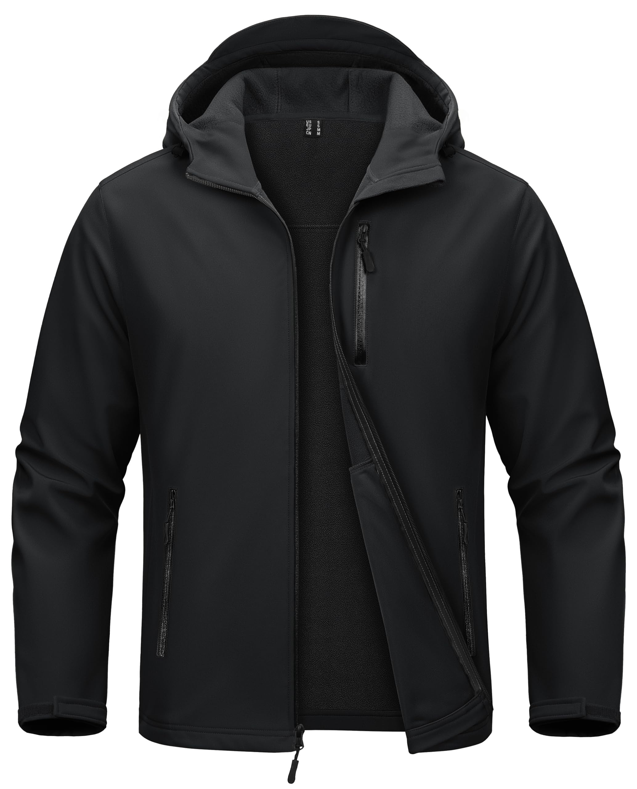 MAGCOMSEN Fleece Lined Rain Jacket