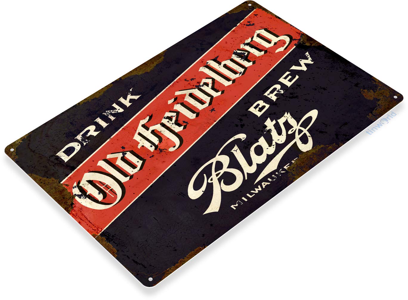 Tinworld Tin Sign Blatz Old Heidelberg Beer Rustic Pub Brew Bar Beer Metal Sign Decor A252
