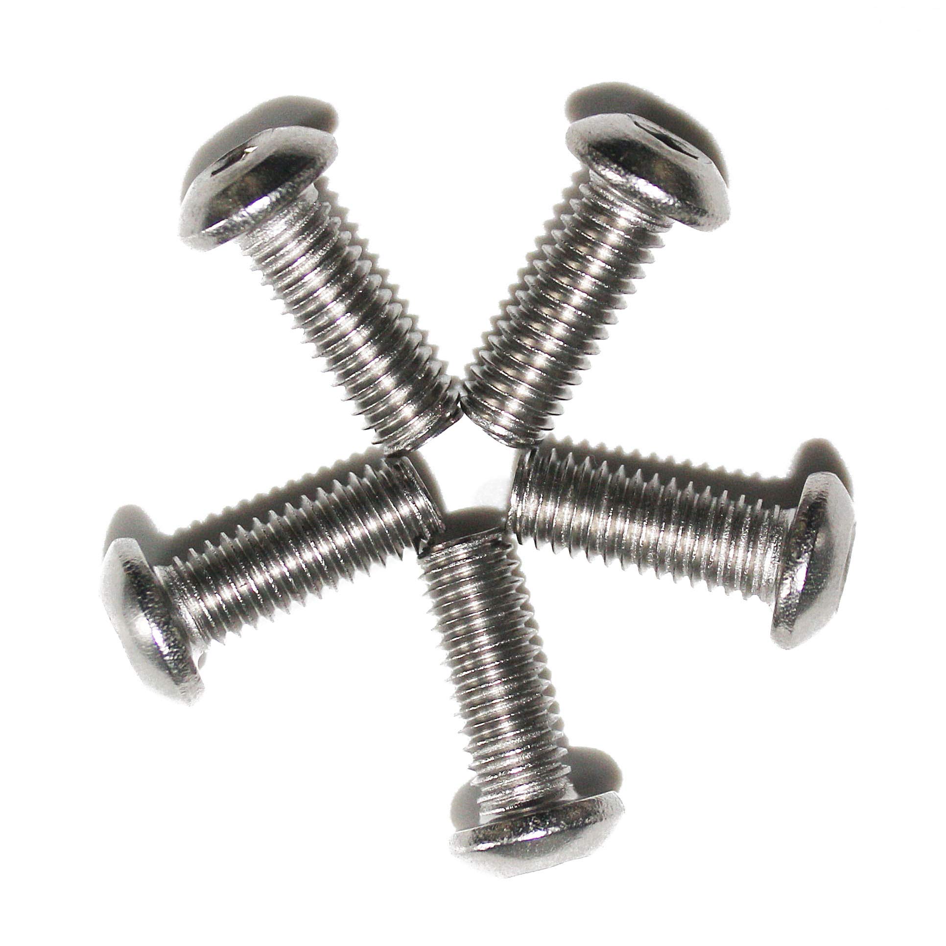 100 stuks M3 x 12 platte schroeven met ISK van roestvrij staal A2 ISO 7380-1 100 stuks M3 x 12 platte schroeven met ISK van roestvrij staal A2 ISO 7380-1