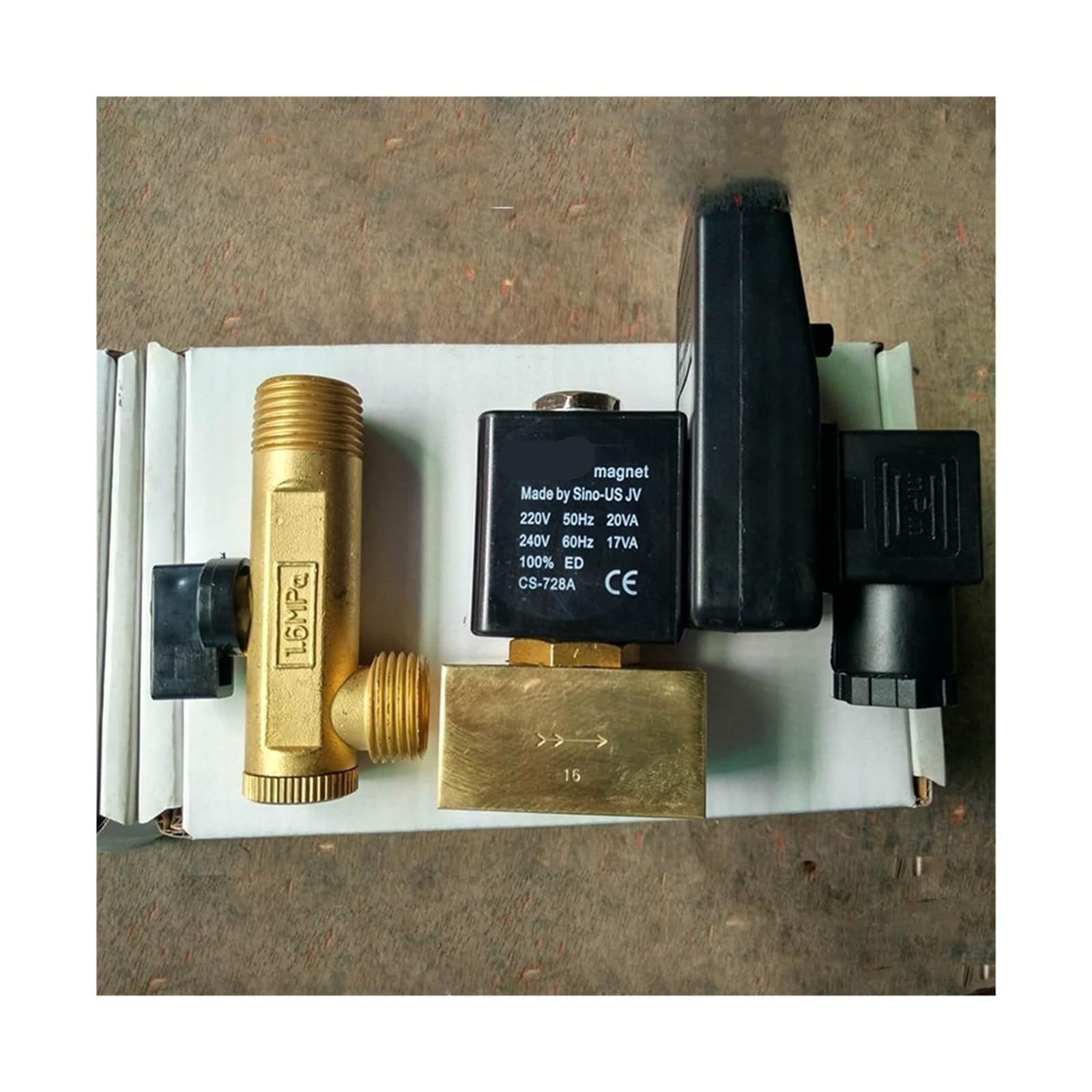 Bobina solenoide CS-728A Drenaje electrónico/Drenaje con Temporizador/Drenaje automático 1/2" CA 220 V 1,6 Mpa(AC220V Coil)