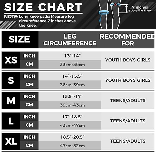 Miniatura 6 de Rodilleras largas de baloncesto para niños, jóvenes y adultos, mangas acolchadas de compresión para piernas, protector deportivo para voleibol,