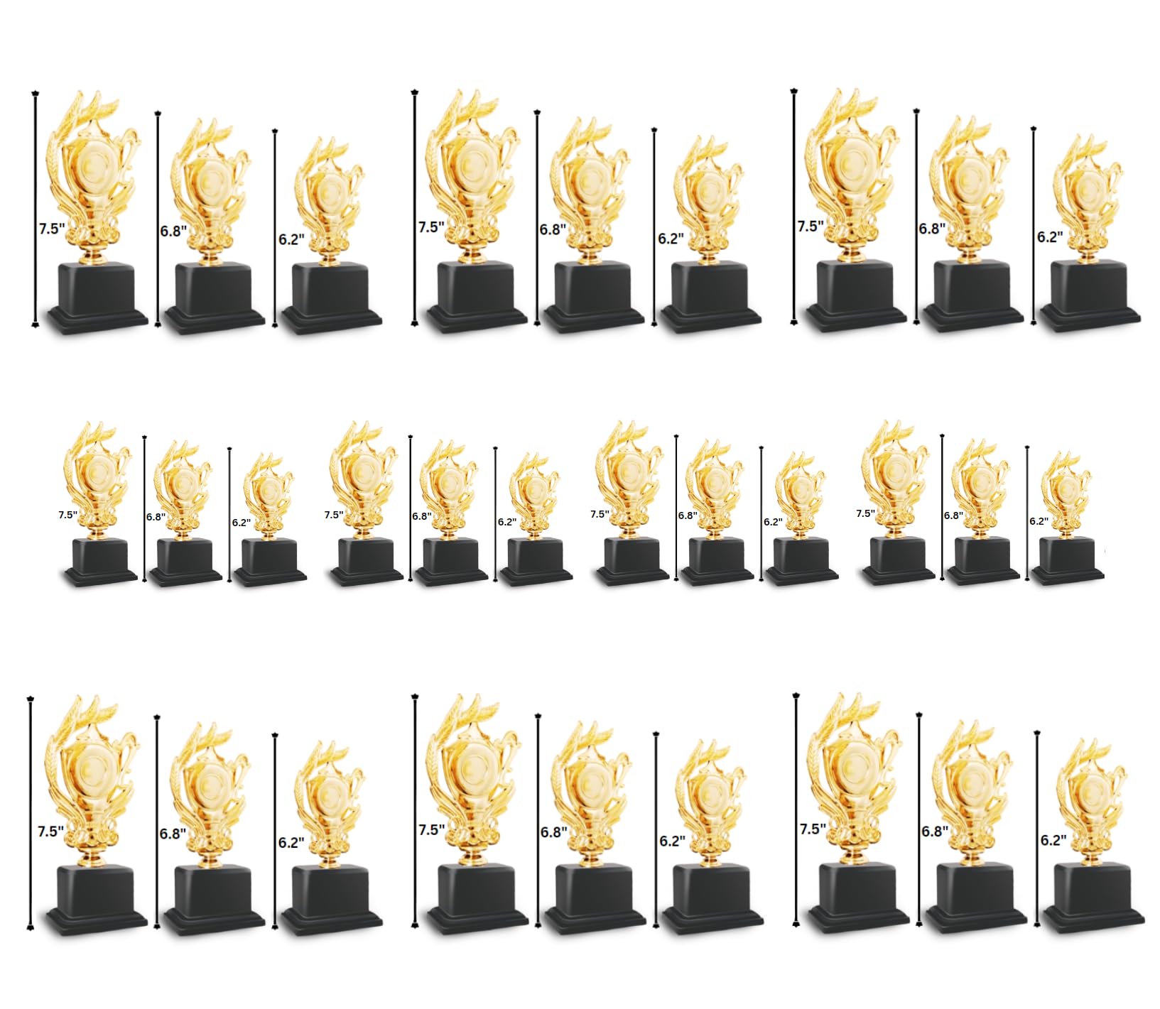 10 Set of 1st, 2nd & 3rd Trophy (Trophy 04) (B0CP9QCGX5) Amazon Price History, Amazon Price Tracker
