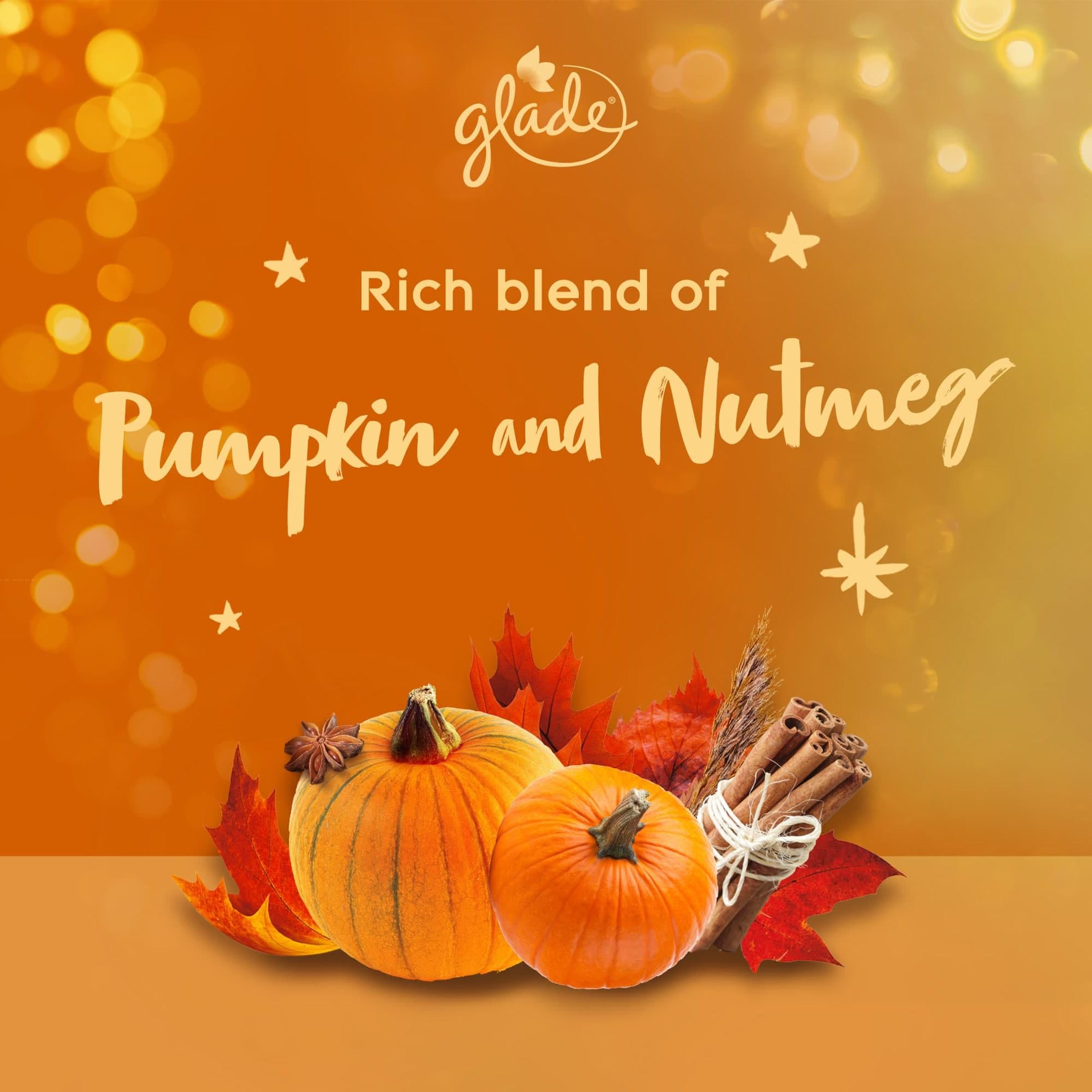 Glade Small Candle Pumpkin 112g, Pack of 6