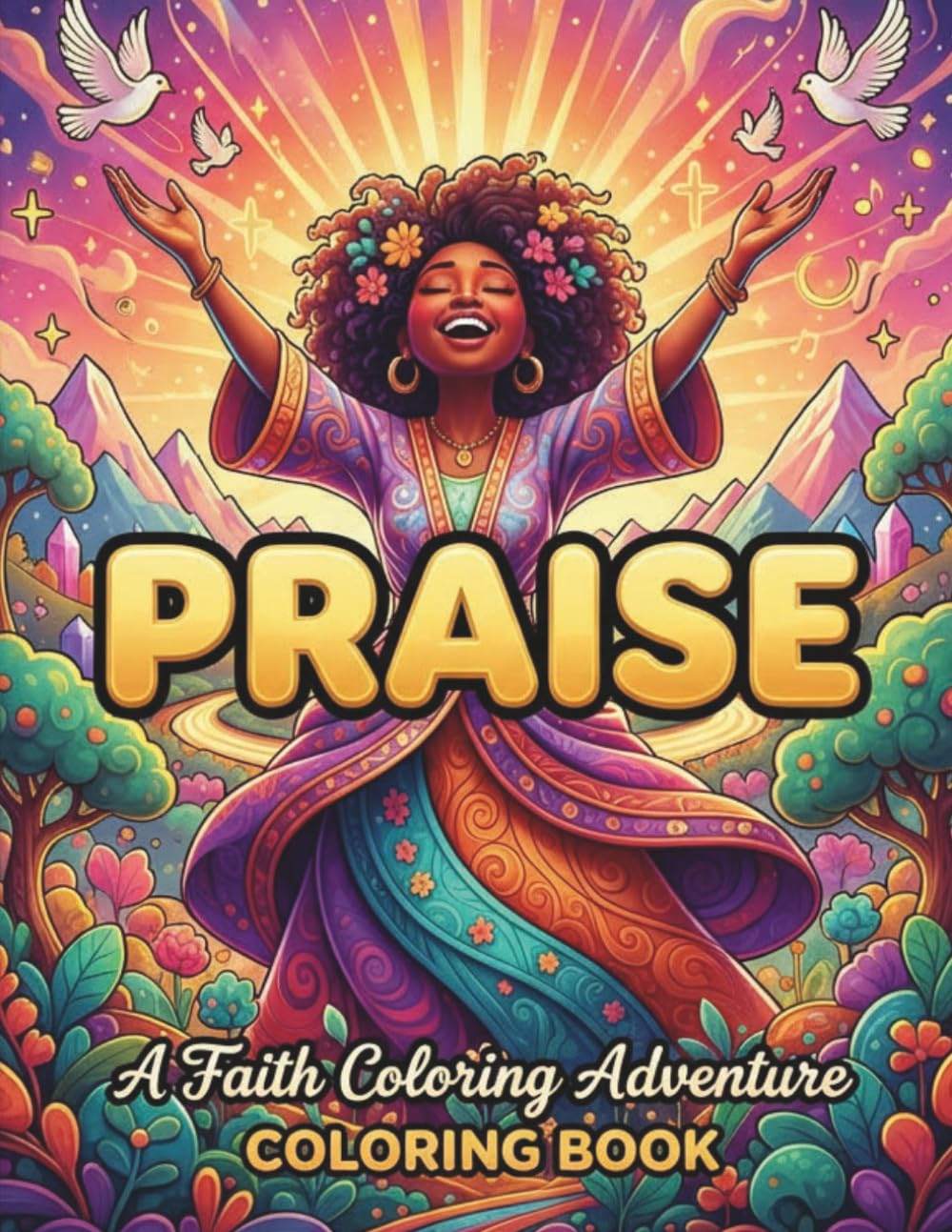 Praise: A Faith Coloring Adventure