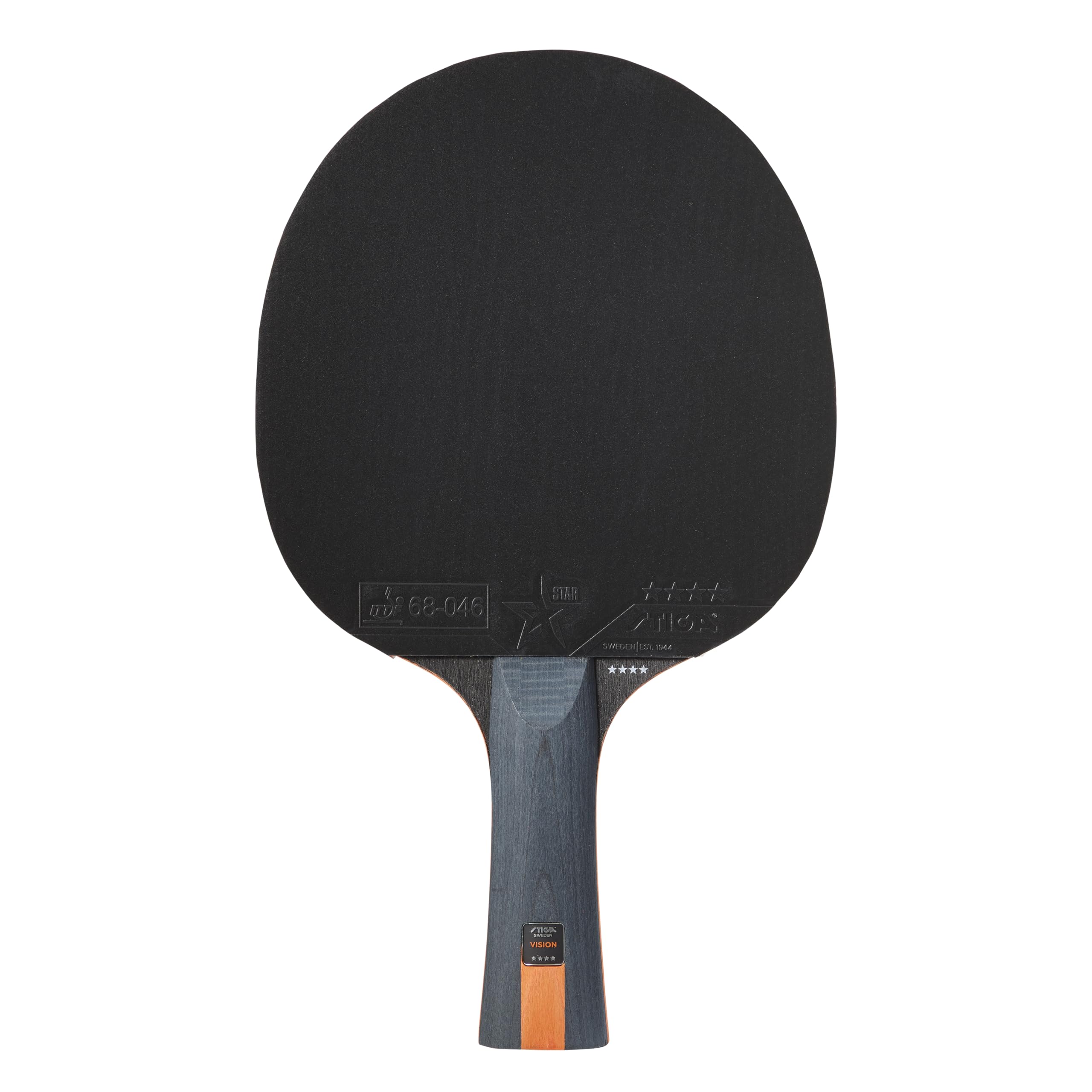 STIGA Vision 4-Star Table Tennis Racket - ITTF Approved Bat with Crystal Technology for High-Speed Gameplay, Control, and Spin