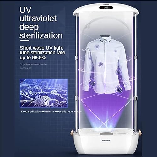 Miniatura 6 de Secador de vapor Máquina de planchar automática portátil Secadora automática Plancha de vapor para el hogar Planchar ropa plegable removedor de