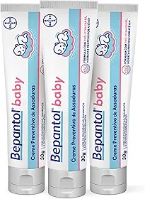 Bepantol Baby Kit Pomada Assadura Bebe, 3 Unidades de 30g, Prevenção de Assaduras e Hidratação da Pele do Bebê
