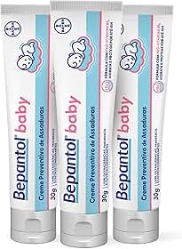 Bepantol Baby Kit Pomada Assadura Bebe, 3 Unidades de 30g, Prevenção de Assaduras e Hidratação da Pele do Bebê