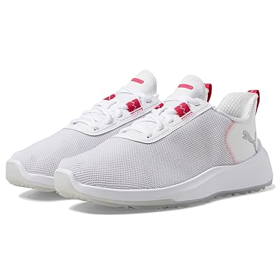 PUMA Golf Fusion Crush Sport Jr Shoes Puma White/Garnet Rose