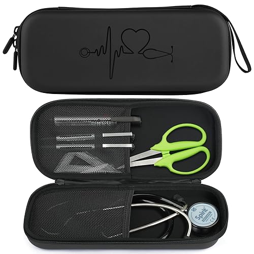 CDBXPRG Funda para estetoscopio 3M Littmann, estetoscopio de transporte para estetoscopio MDF Acoustica Deluxe, soporte de viaje para estetoscopio