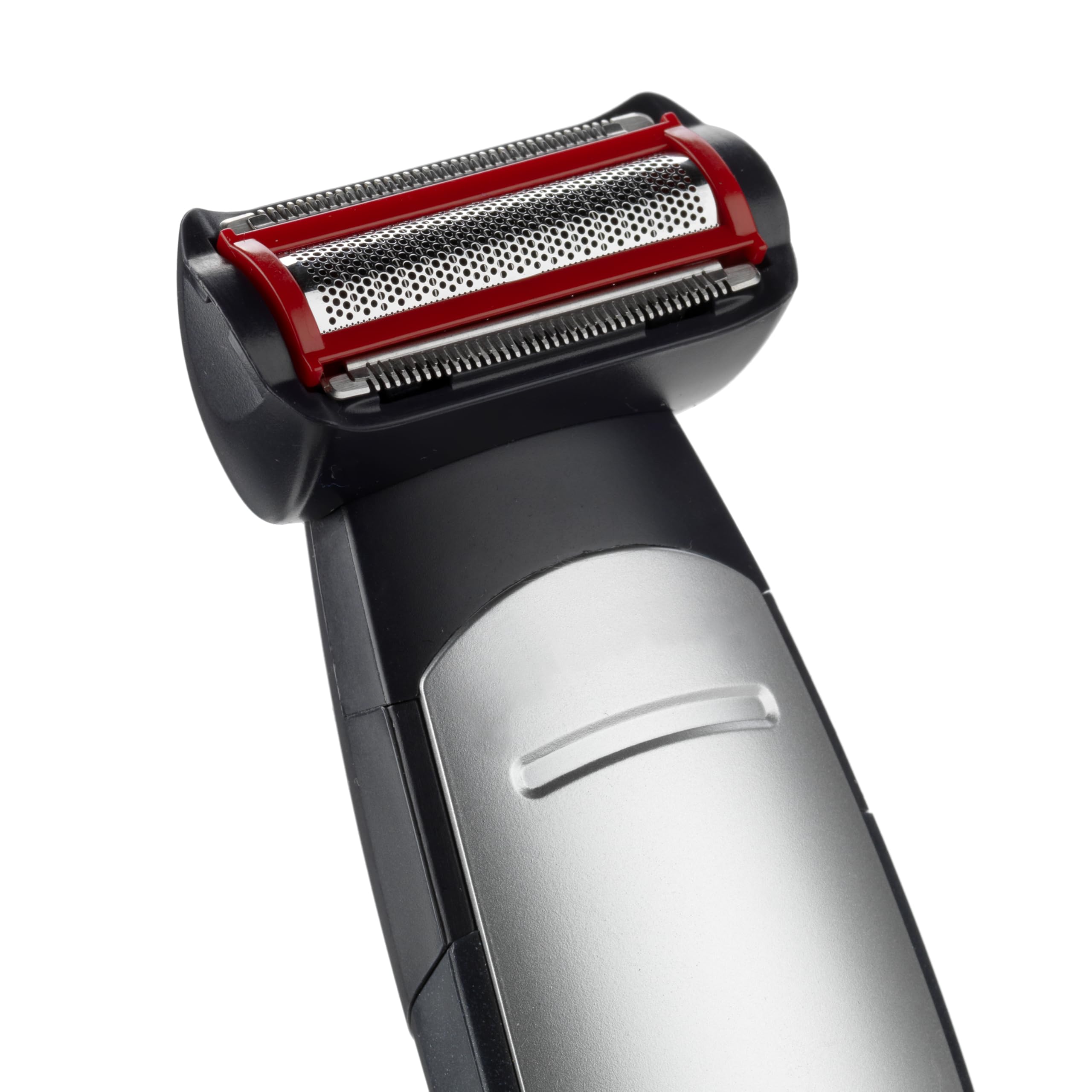 BaByliss X-10 Barttrimmer Grooming Kit für Männer - Vielseitig einsetzbar, W-Tech Klingen für Trimmen von Kopf-, Bart- und Körperhaar, Grau/Schwarz, E837E