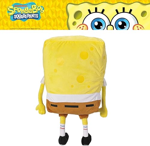 Miniatura 5 de Franco Collectibles - Almohada de peluche súper suave para niños y adultos, diseño de Bob Esponja, talla única, (Producto oficial con licencia)