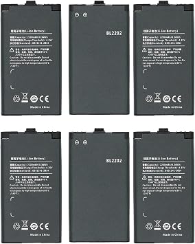 6PCS BL2202 Battery [2026 New Version] for Hytera BD300 BD350 BL2202 Battery Replacement