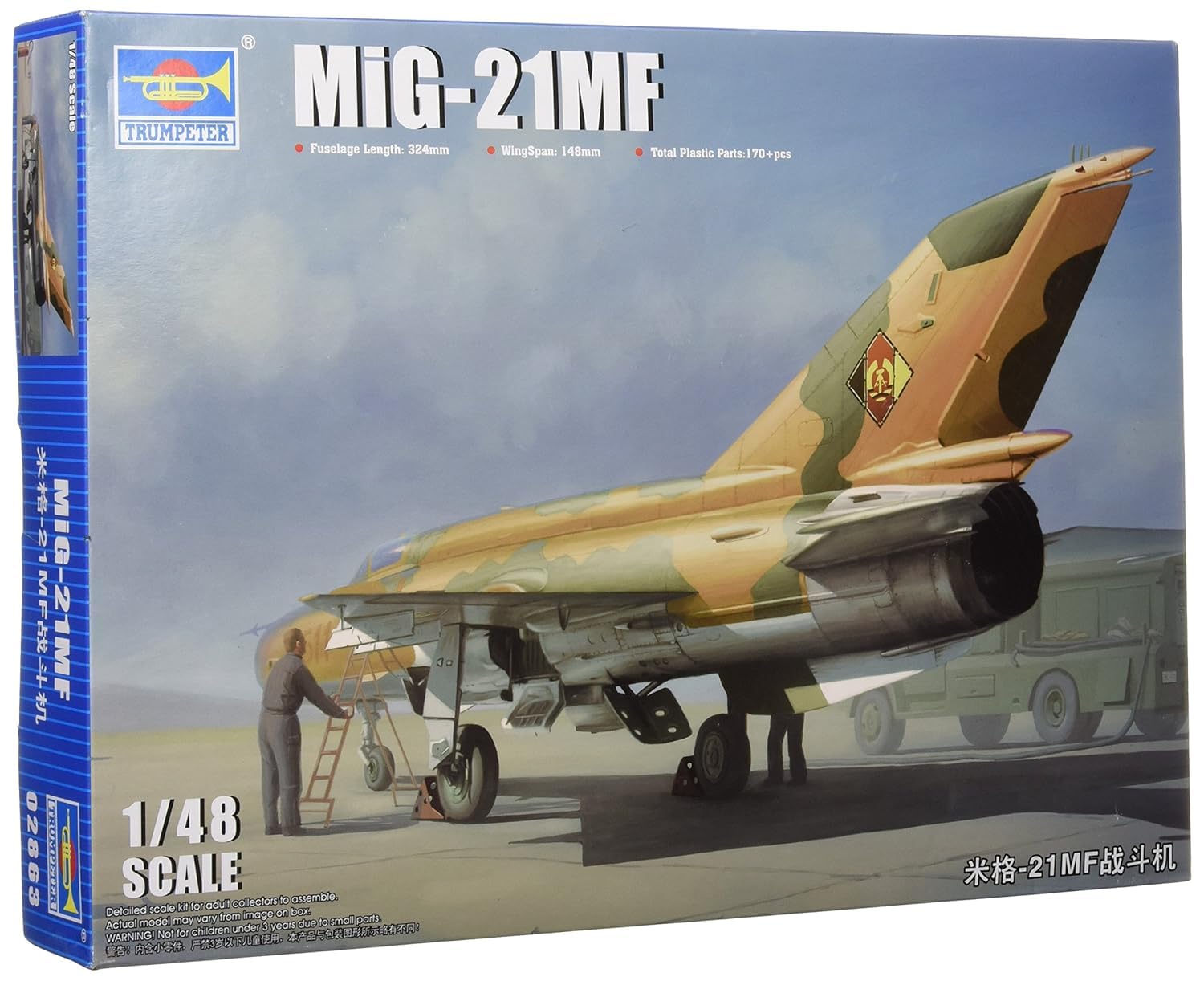 Amazon | トランペッター 1/48 MiG-21MF プラモデル | プラモデル 通販
