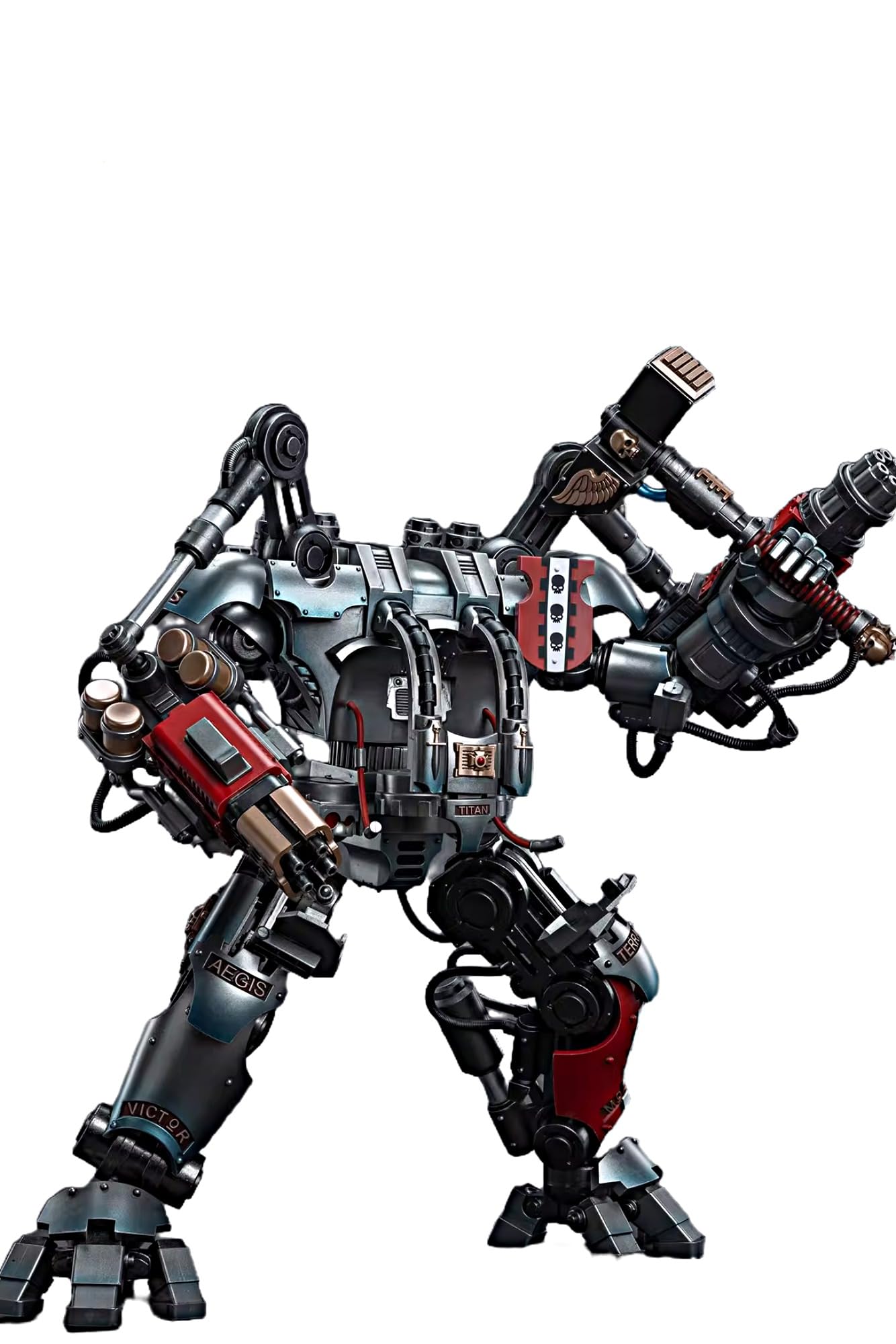 JOYTOY Warhammer 40K figurki akcji 1/18 szarych rycerzy Nemezis Dreadknight kolekcjonerska model 40 cm figurka