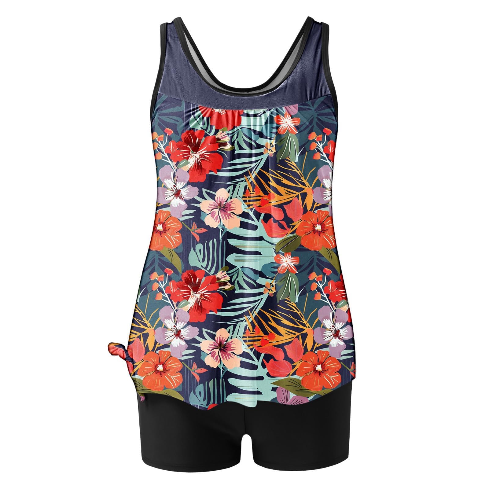 Strój kąpielowy damski stylowy zestaw tankini dla kobiet wygodny i wszechstronny strój kąpielowy na plażę, basen i wakacje. Idealny na relaksujące letnie dni i do aktywnych sportów wodnych