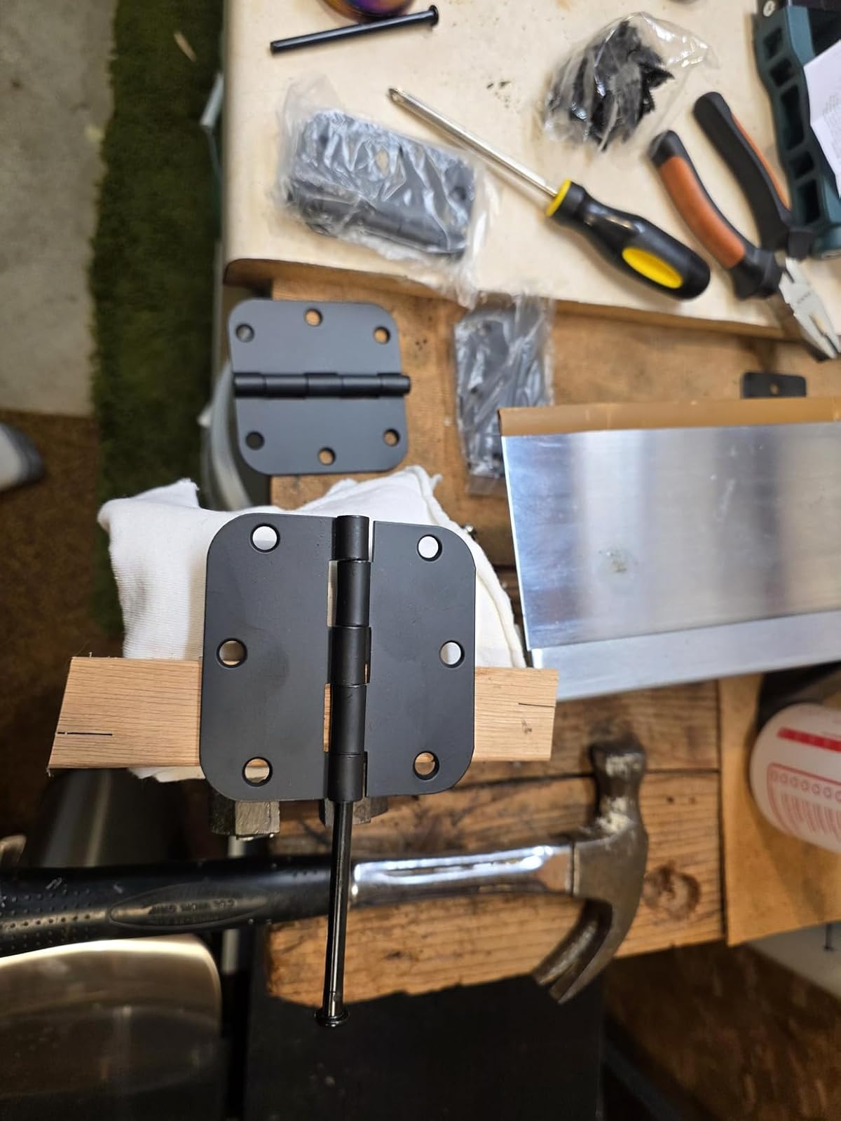 3.5" Door Hinges, 5/8" Radius photo review