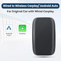 Vista 2 de Adaptador inalámbrico de Car-Play AI Box para automóvil con cable OEM, caja multimedia para automóvil Biorunn Convertir con cable a inalámbrico