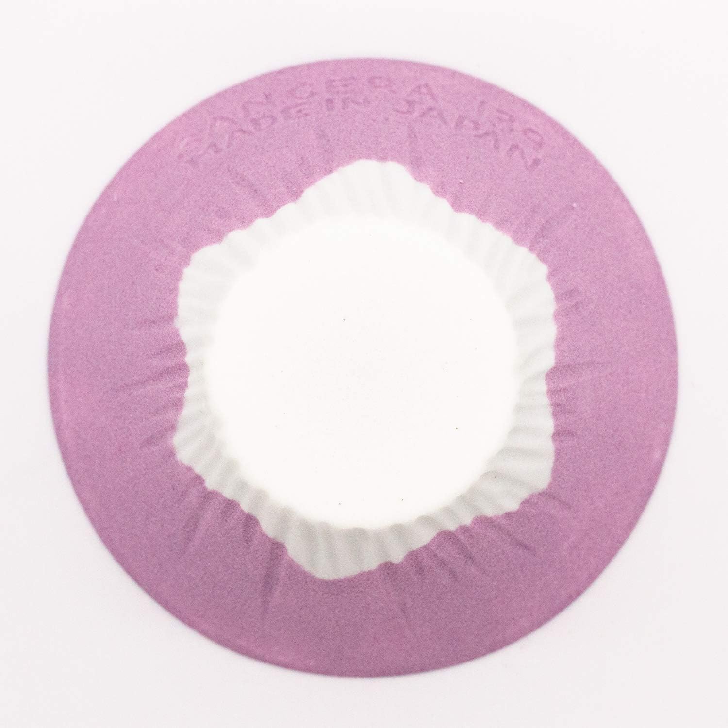 COFIL FUJI Ceramic Coffee Filter Dripper with Dedicated Base and Saucer, Pink 1390400502