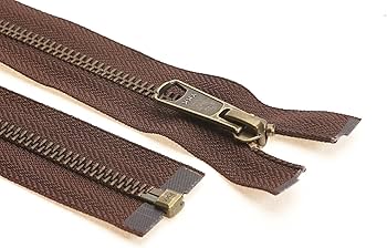 Amazon.com: YKK Open End Zip - Antique Metal Tooth/Finish